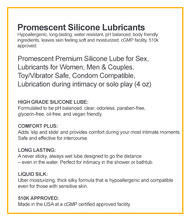 Promescent Silicone Lubricant