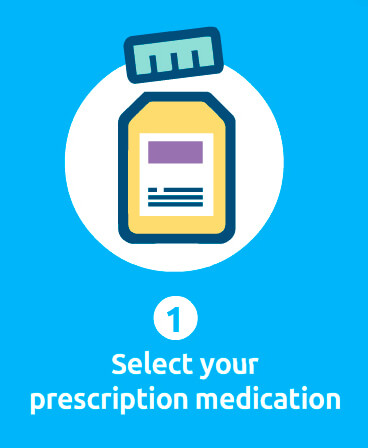 Select your prescription medication