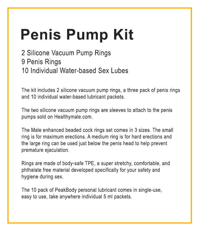 Male Enhancement Pump Kit