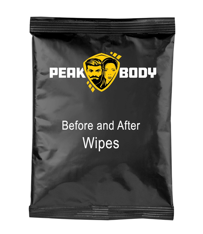 Peakbody Before and After Wipes