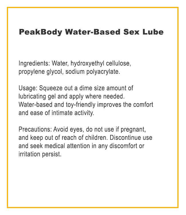 PeakBody Sex Lube