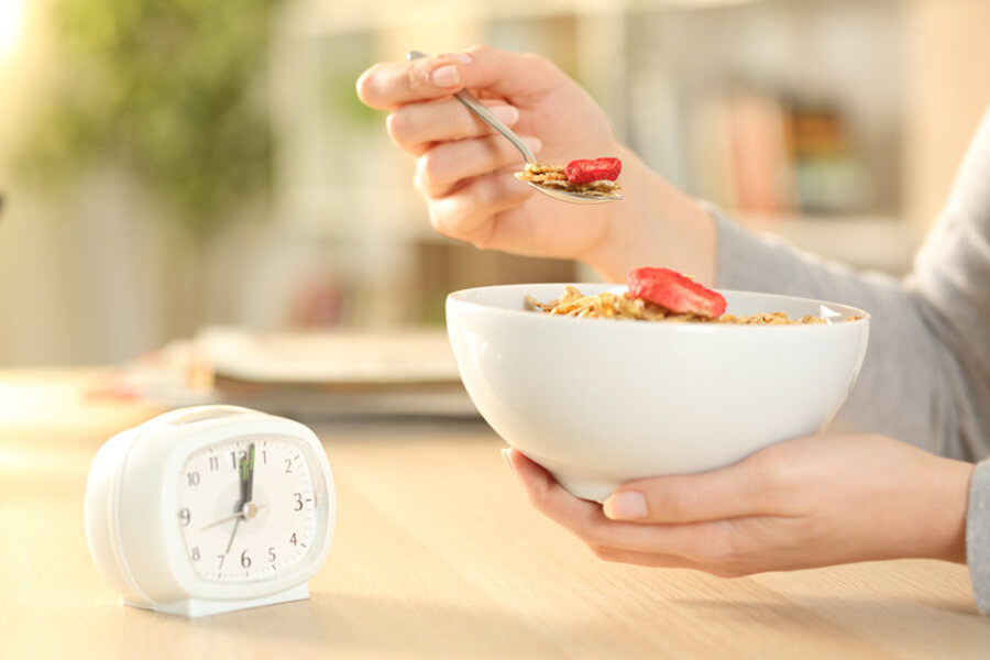 Oatmeal clock fasting