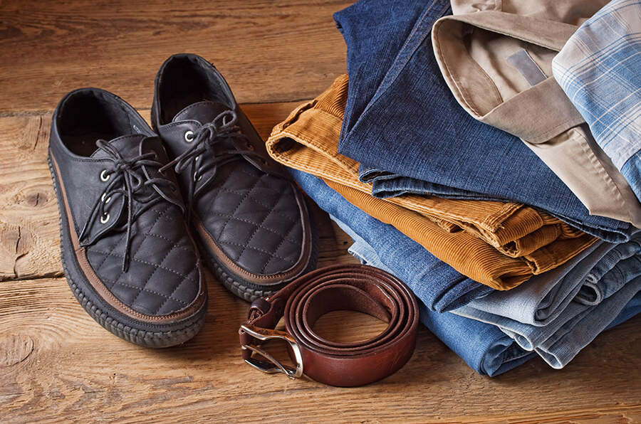 Clothes and men's accessories